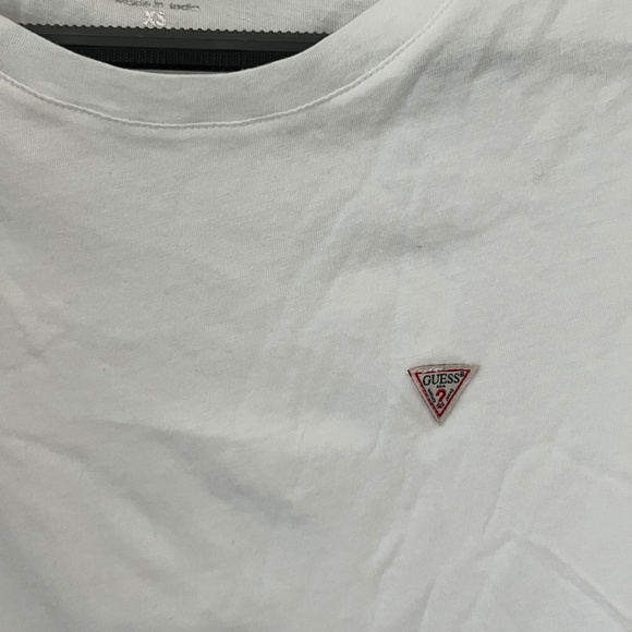 GUESS White Crop Tee EUC - Picture 3 of 6